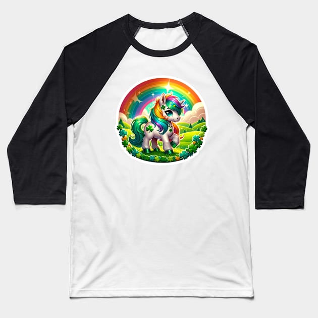 MY LITTLE LOVELY PONY Baseball T-Shirt by Lolane